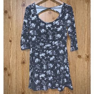 American Eagle Floral Fit N’ Flare Dress
